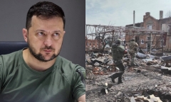 Tổng thống Zelensky nhận tin 