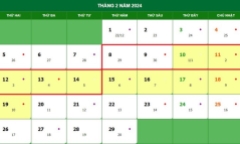 2 phương án được đề xuất cho kỳ nghỉ Tết Nguyên đán Giáp Thìn 2024