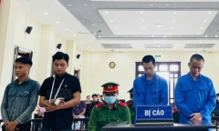 Chặn đánh bạn nhậu giữa đường, nhóm thanh niên lĩnh án tù