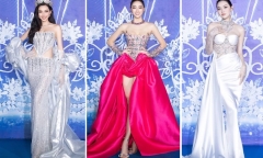 Dàn Hoa hậu, Á hậu đọ sắc trên thảm đỏ chung kết Miss World Vietnam 2022