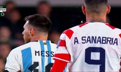Lionel Messi bị tiền đạo Paraguay nhổ nước bọt trong trận Argentina thắng 1-0 ở vòng loại World Cup 2026