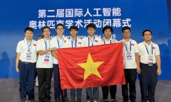 8 nam sinh trường chuyên giành 7 Huy chương Olympic AI quốc tế: Chủ yếu học lớp 10, 11