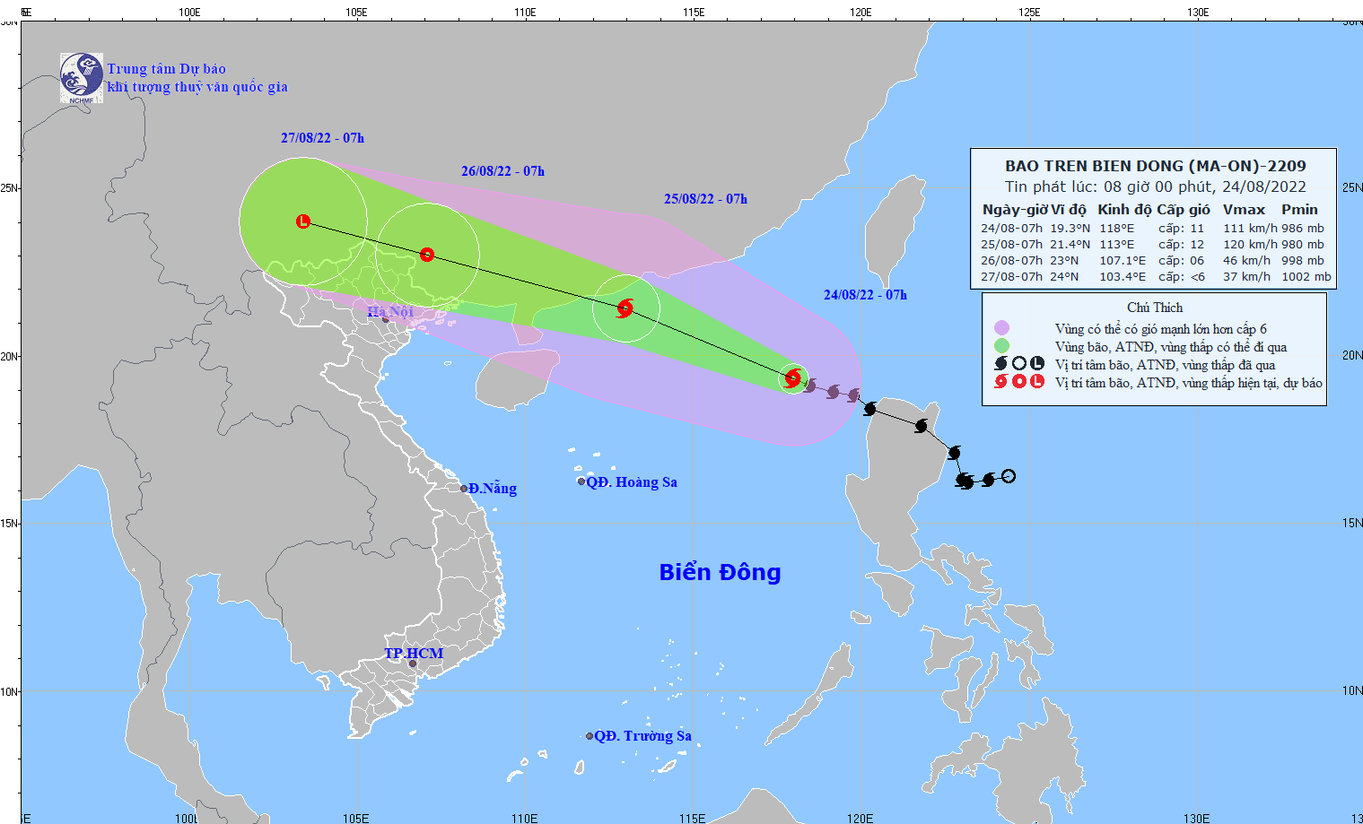 Sẵn sàng phương án ứng phó với bão Ma-on