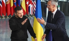 Tin tức Ukraine mới nhất ngày 12/10: Tổng thống Ukraine đến NATO tìm viện trợ vũ khí 