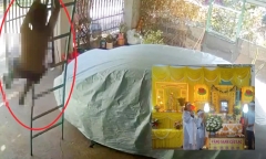 Sửa điện trước sân nhà, một thầy giáo bị điện giật tử vong