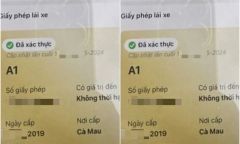 Xe không có gương chiếu hậu, một tài xế bị tạm giữ giấy phép lái xe qua VNeID