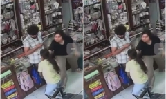 Clip: Thiếu nữ táo tợn cầm dao tấn công người đàn ông vì bị từ chối trả hàng