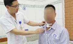 Người đàn ông bị chiếc đinh rỉ cắm sâu trong cổ suốt 15 năm