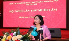 Bà Nguyễn Thị Tuyến được phân công điều hành Thành ủy Hà Nội
