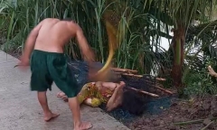 Lời khai của người chồng đánh vợ dã man bằng chổi ở Vĩnh Long