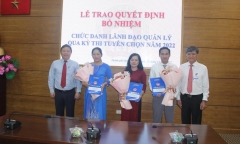 TP.HCM trao quyết định bổ nhiệm 3 phó hiệu trưởng sau kỳ thi tuyển chọn