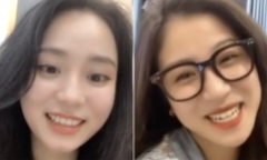 Vân Chòe - gái xinh xuất hiện trên livestream với 