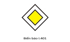 Biển báo giao thông hình thoi có ý nghĩa gì?