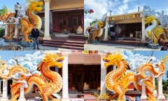 Cặp linh vật Rồng 2024 của nghệ nhân Quảng Trị có gì mà “gây bão” mạng xã hội?