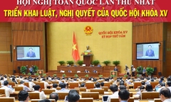 Hôm nay (6/9), khai mạc Hội nghị toàn quốc triển khai luật, nghị quyết của Quốc hội 
