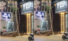 Clip: Kinh hoàng cảnh ngôi nhà 3 tầng ở Hà Nội đổ sập trong 