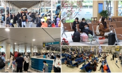 Bến xe, sân bay thưa thớt dần, không còn cảnh tượng quá tải trong chiều 29 Tết