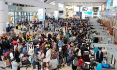 Sân bay Nội Bài đón gần 88.000 lượt khách trong ngày mùng 8 Tết