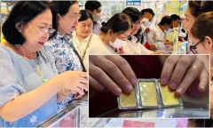 Vàng miếng SJC rớt giá mạnh ngày vía Thần Tài, sáng mua chiều lỗ ngay hơn 1 triệu đồng/lượng