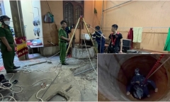 Gia Lai: Đu dây ròng rọc xuống giếng sâu trục vớt thi thể người đàn ông