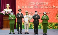 Công an Thanh Hóa có tân Phó Giám đốc 45 tuổi