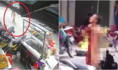 Vụ thanh niên khỏa thân chém người vô cớ ở TP.HCM: Đã xác định được lai lịch đối tượng