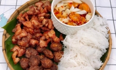 Bí quyết làm bún chả thơm ngon chỉ bằng nồi chiên không dầu ngay tại nhà