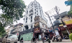 Cận cảnh tòa biệt thự bề thế bị kiểm tra vì có dấu hiệu xây sai phép ở quận Ba Đình