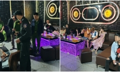 Bắt quả tang 11 nam, nữ làm
