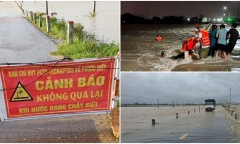 Tìm thấy thi thể thiếu nữ bị nước lũ cuốn trôi ở Bình Đình