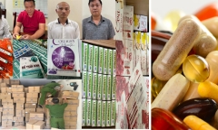 Bắt 4 giám đốc trong đường dây sản xuất, buôn bán hơn 60.000 thực phẩm chức năng giả