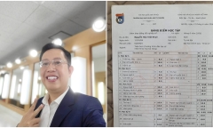 MC, BTV Việt Khuê VTV khoe bảng điểm 