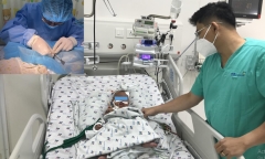 Bé gái 3 tháng tuổi xuất huyết tiêu hóa nặng do bị cho uống nước lắng phèn