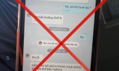 Công an cảnh báo phụ huynh về tin nhắn lừa đảo đóng học phí