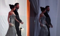 Vợ chồng Beckham trong siêu đám cưới của con trai Brooklyn Beckham và ái nữ tài phiệt