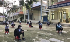 117 giáo viên và học sinh phải cách ly vì liên quan đến chùm ca bệnh COVID-19 mới