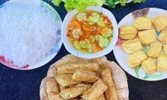 Công thức làm món nem gà nấm cho ngày Rằm tháng 7