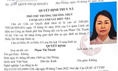 Công an Hải phòng truy nã 