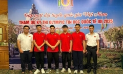 Nam sinh duy nhất giành huy chương tại Olympic quốc tế Tin học năm 2025 là ai?
