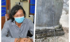 Tình tiết mới vụ người đàn ông phóng đinh ba tấn công phó công an huyện