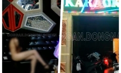Nhân viên karaoke thoát y phục vụ các 