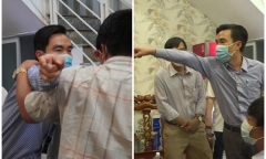 Người đàn ông lớn tiếng