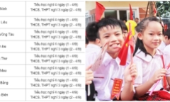 Chi tiết lịch nghỉ lễ Quốc khánh 2/9 của học sinh cả nước: Có 2 cấp học chỉ được nghỉ 3 ngày