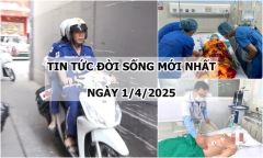 Tin tức đời sống 1/4: Bác sĩ chạy xe cấp cứu 2 bánh đến cứu cụ bà bị ngưng tim