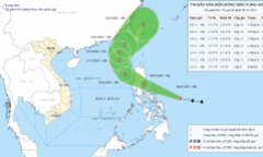 Tin tức dự báo thời tiết hôm nay (9/11):  Bão FUNGWONG gần biển Đông