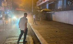 Hà Nội: Cháy tại phòng giao dịch một ngân hàng trên đường Thụy Khuê