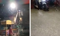 Ấn Độ: Người dân hoảng sợ chứng kiến hàng nghìn sinh vật lạ từ trên trời rơi xuống