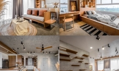 Căn chung cư 106m2 có tông màu lạnh, phong cách hiện đại khiến cộng đồng mạng mê mẩn