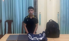 Tạm giữ đối tượng đột nhập ký túc xá trường học lấy nhiều tài sản rồi gửi về quê bán
