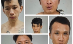 Bắt giữ băng nhóm thuê 4 xe ô tô mang hung khí đi giải quyết mâu thuẫn 